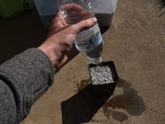 homemade bulb sprayer for gentle watering seedlings